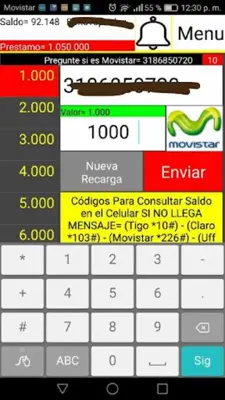 AppRecargas android App screenshot 4